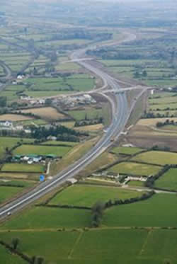 M9 Phase 2:  Work in progress near Mullinavat adjacent to the Regional road to New Ross